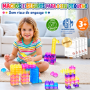 Jelly Blocks Miniko™ – Blocos de Montar Macios e Sensoriais