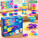 Jelly Blocks Miniko™ – Blocos de Montar Macios e Sensoriais