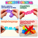 Jelly Blocks Miniko™ – Blocos de Montar Macios e Sensoriais