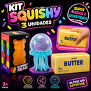 Kit Squishy Sensorial Premium – 3 ou 5 Squishys Exclusivos