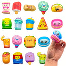 Mini Food Squishies™ – Kit com 12 Comidinhas de Apertar