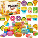 Mini Food Squishies™ – Kit com 12 Comidinhas de Apertar
