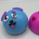 Kit Funny Faces™ – 3 Squishies de Carinhas + Brinde