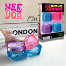 Kit 4 Mini NeeDoh Swirl Nice Cube + Manteiga Squishy GRÁTIS 🎁